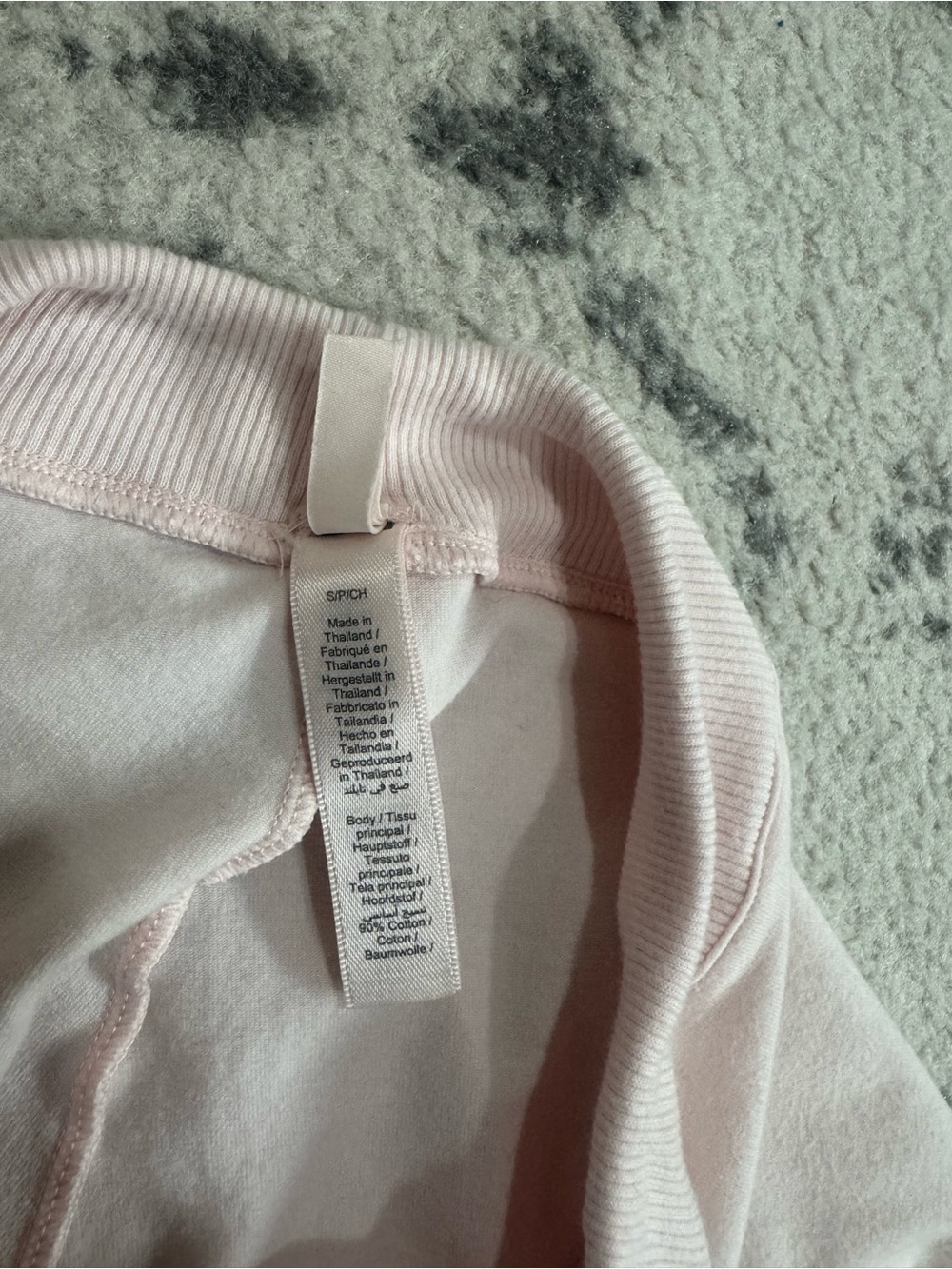 SKIMS Drawstring Lounge Cotton Pants - Pale Pink - Picture 3 of 3